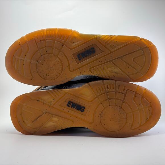 EWING ATHLETICS “Where Brklyn At?“ 33 HI Navy /Gold Athletic Shoes Mens Size 10 - Picture 7 of 12